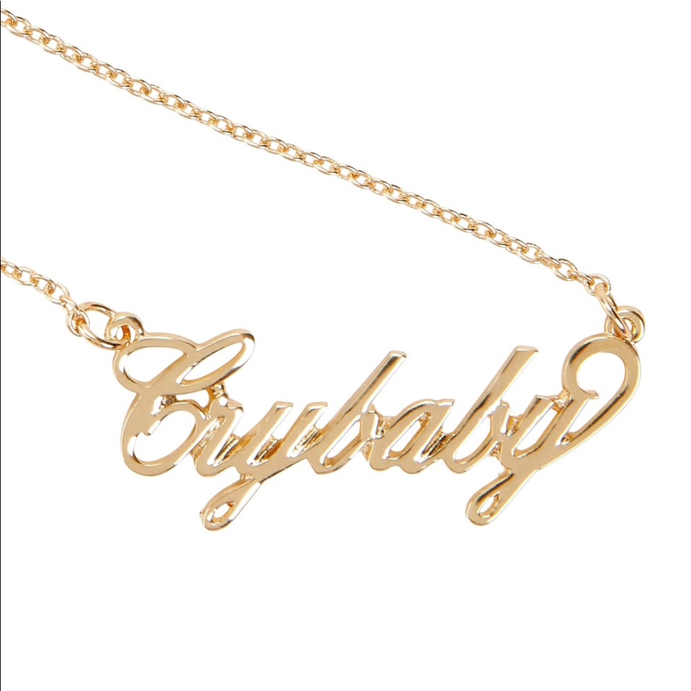 Gold “Crybaby” Necklace